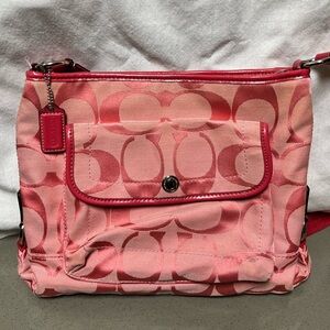 PINK COACH CROSSBODY